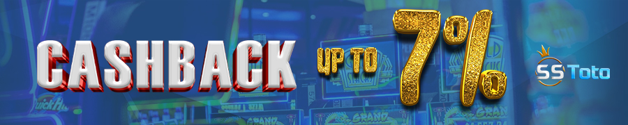 Bonus Cashback Up To 7% (Slot, Tembak Ikan, Sport & Live Game)